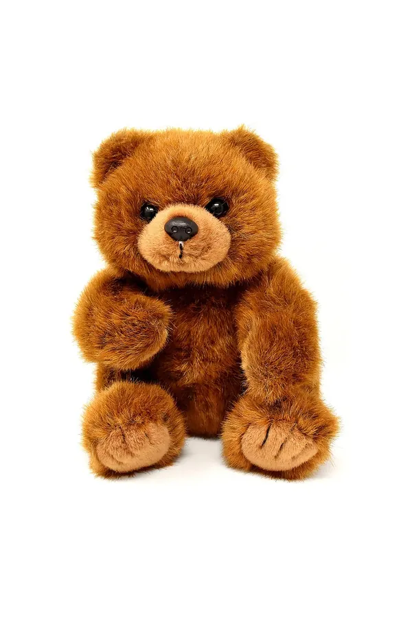 Kahverengi Uzun Tüylü Peluş Ayı