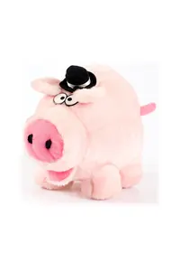 Pembe Şapkalı Peluş Domuzcuk